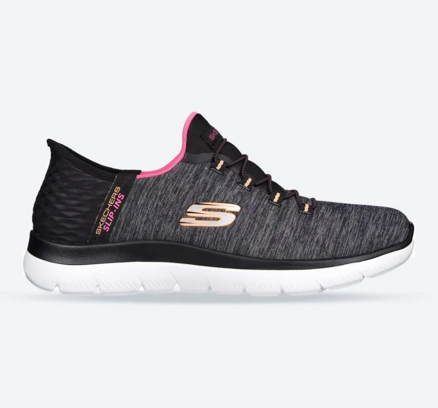 Women's Wide Fit Skechers 149937W Summits Dazzling Haze Vegan Trainers sold by Wide Fit Shoes