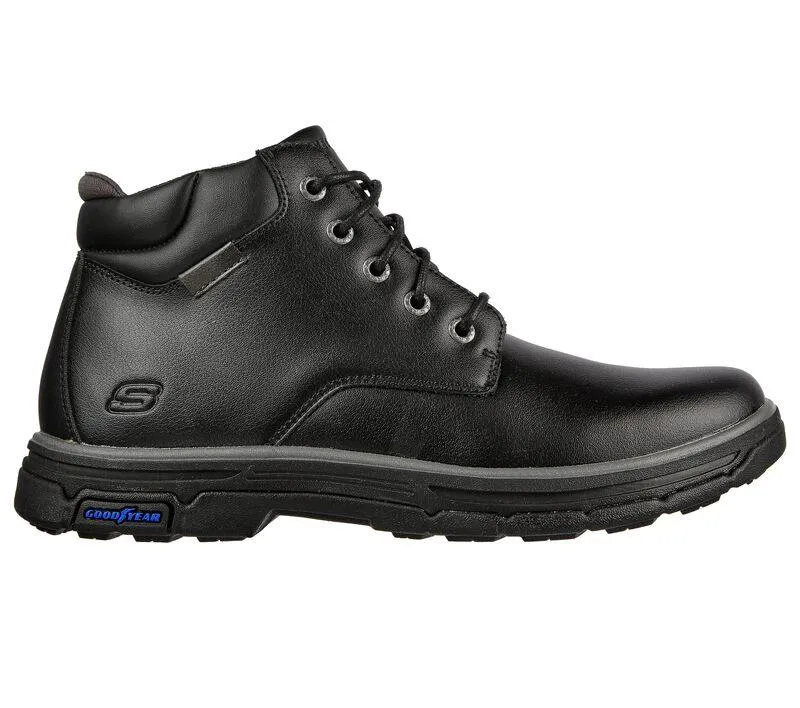 Men's Wide Fit Skechers 204394 Segment 2.0 Brogden Boots - Black sold by Wide Fit Shoes product image thumbnail 2