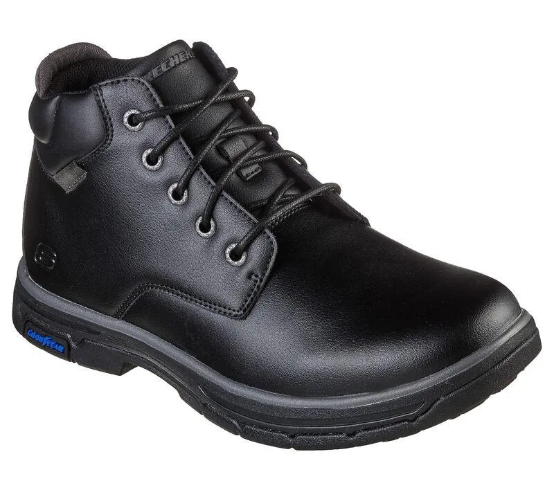 Men's Wide Fit Skechers 204394 Segment 2.0 Brogden Boots - Black sold by Wide Fit Shoes product image thumbnail 3