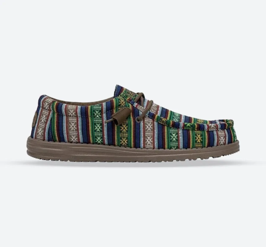 Men's Wide Fit Heydude Classic Wally Serape Shoes sold by Wide Fit Shoes