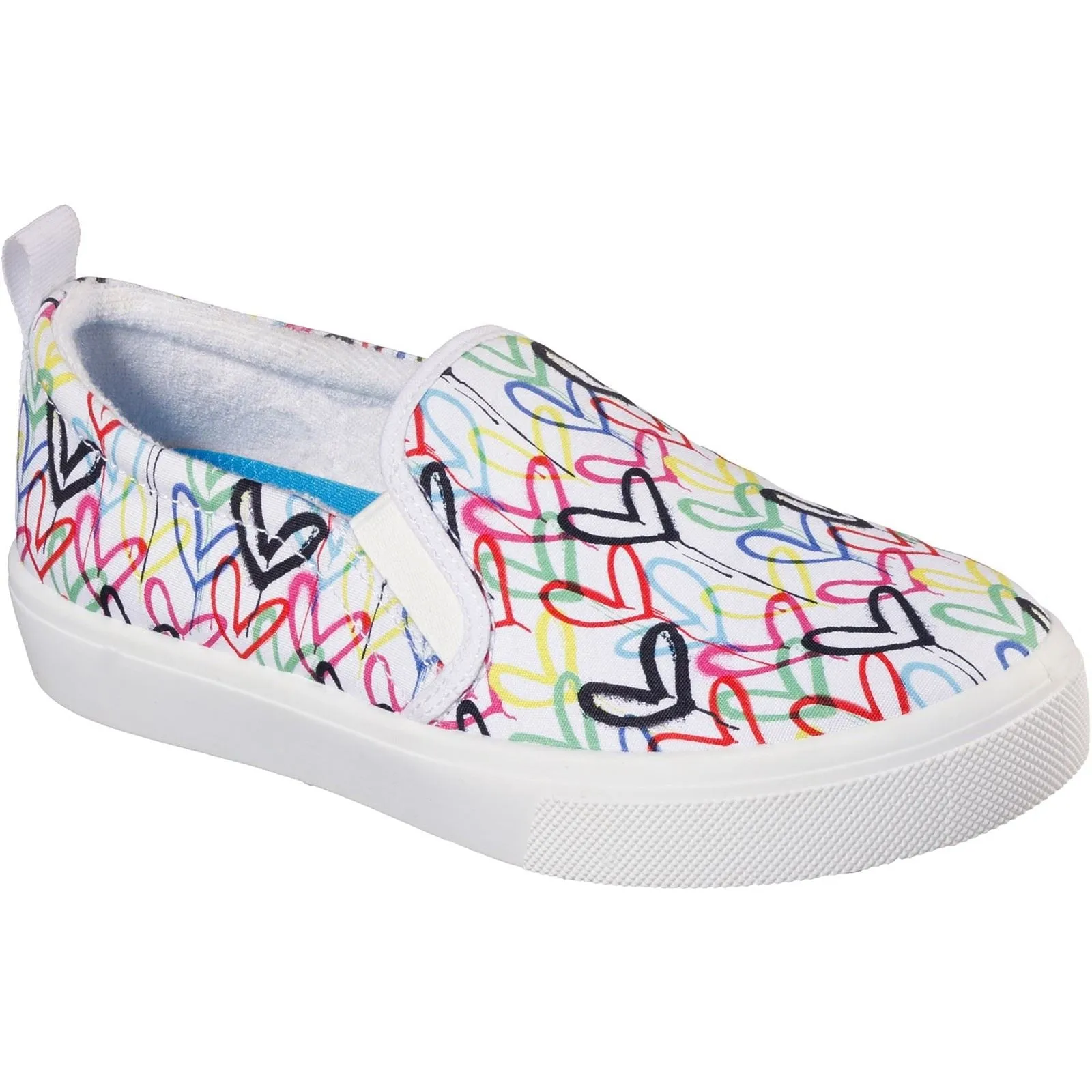 Women's Wide Fit Skechers 155503 Poppy Drippin Love Slip On Shoes sold by Wide Fit Shoes product image thumbnail 3