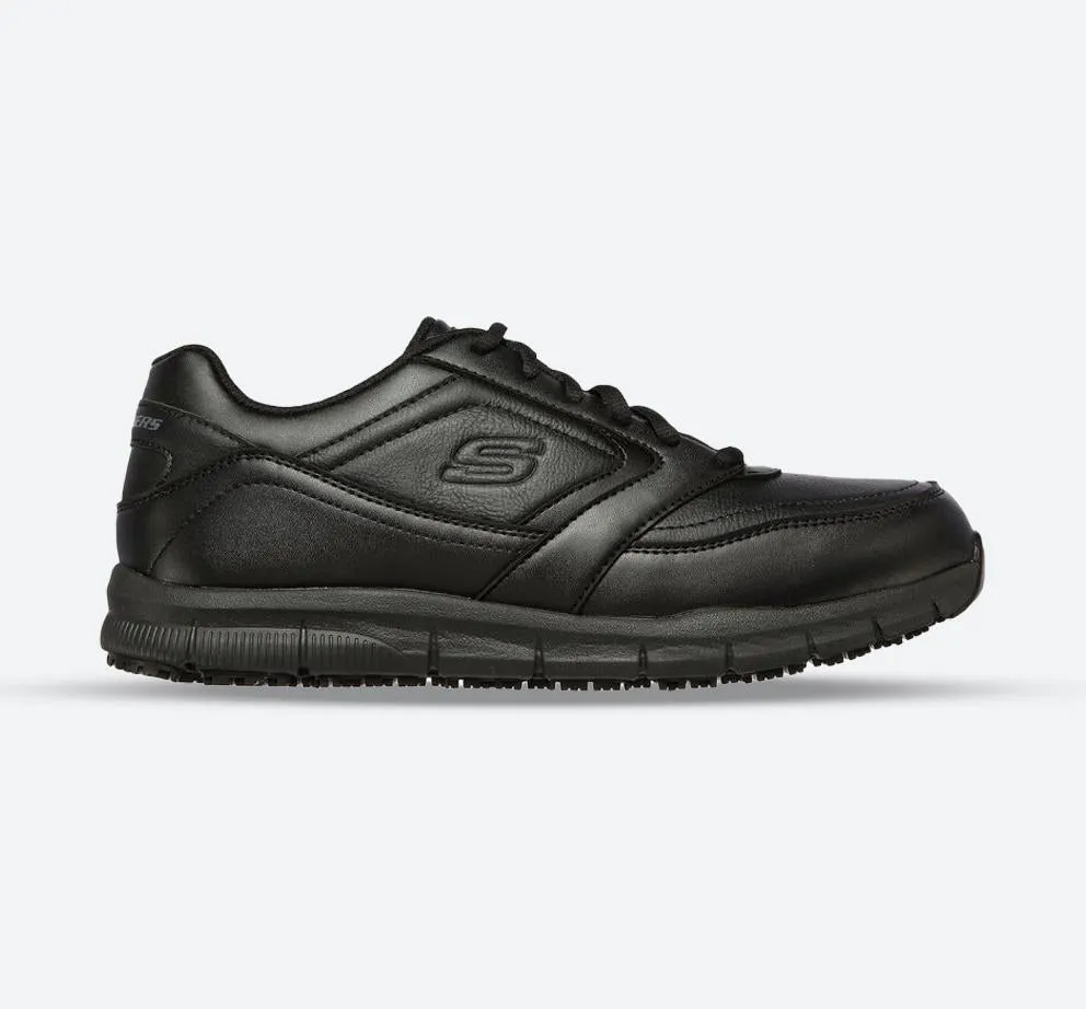 Men's Wide Fit Skechers Work 77156EC Work Relaxed Fit Nampa Sr Shoes sold by Wide Fit Shoes