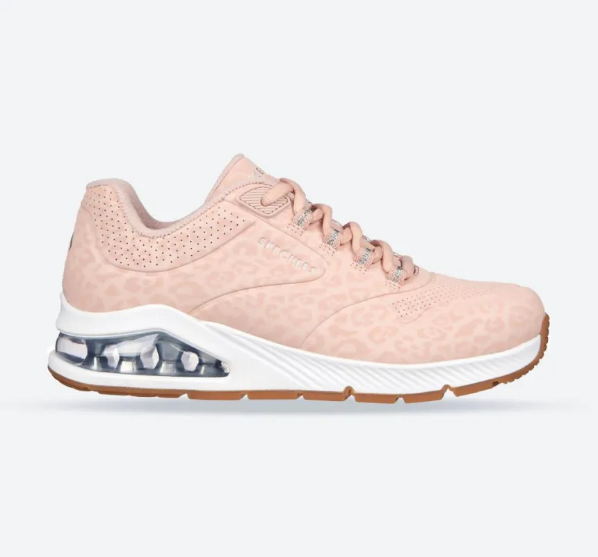 Women's Wide Fit Skechers 155642 Uno 2 In Kat Neato Trainers - Blush sold by Wide Fit Shoes