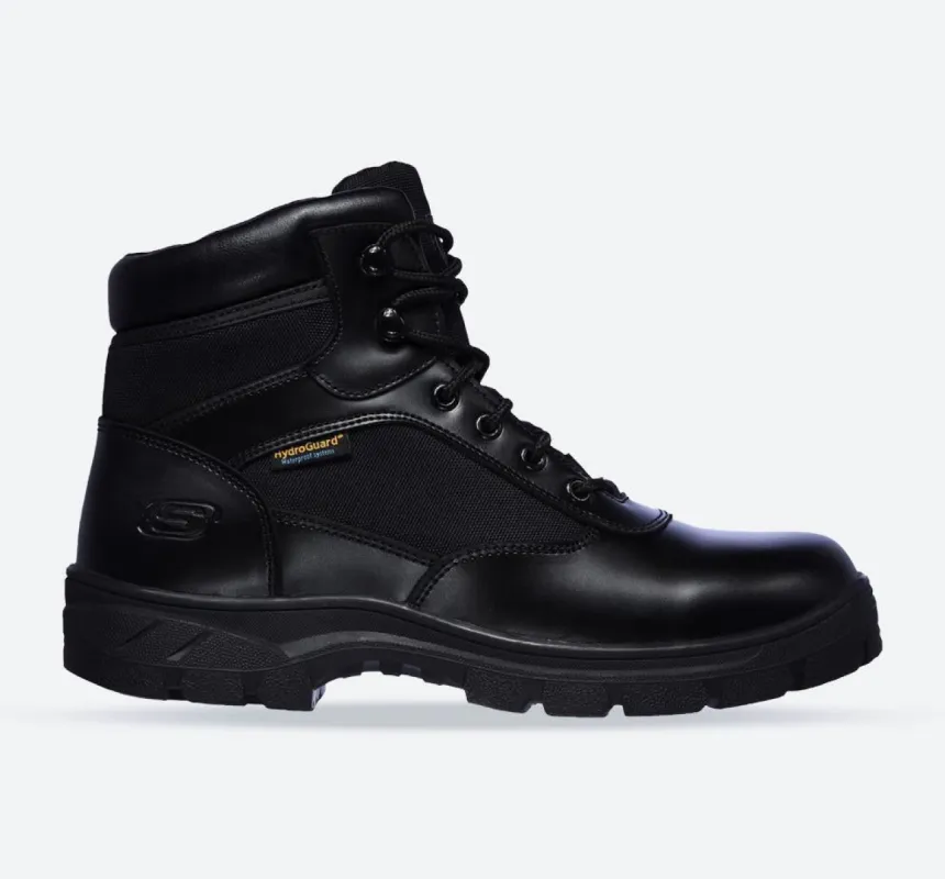 Men's Wide Fit Skechers 77526EC Wascana Benen Lace Waterproof Boots sold by Wide Fit Shoes