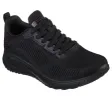 Womens Wide Fit Skechers Bobs Squad Chaos Face Off 117209 Vegan Trainers - Black sold by Wide Fit Shoes