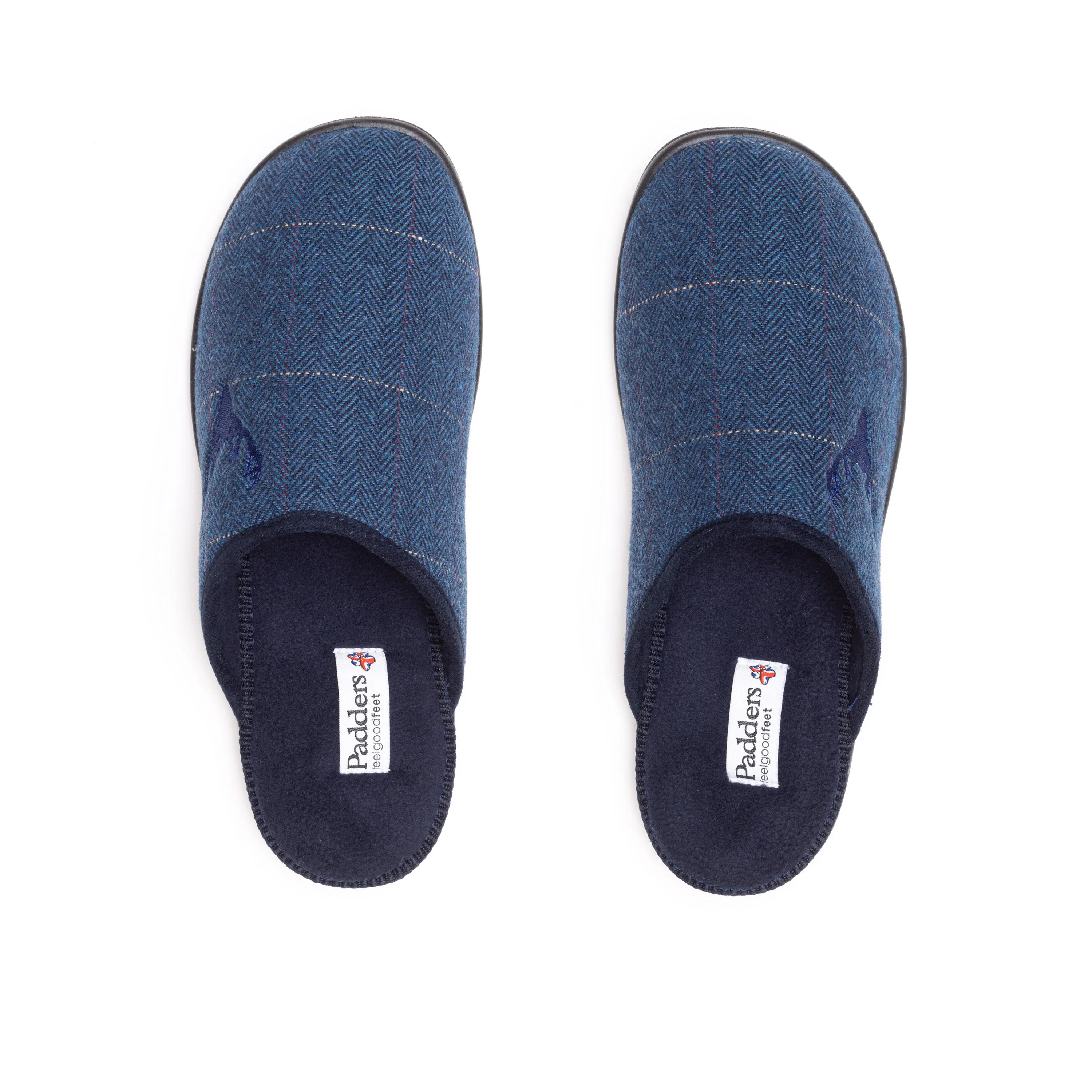 Mens Wide Fit Padders Stag Mule Slippers sold by Wide Fit Shoes product image thumbnail 5