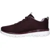 Women's Wide Fit Skechers 12615 Graceful Get Connected Sports Trainers - Wine sold by Wide Fit Shoes