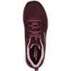 Women's Wide Fit Skechers 12615 Graceful Get Connected Sports Trainers - Wine sold by Wide Fit Shoes
