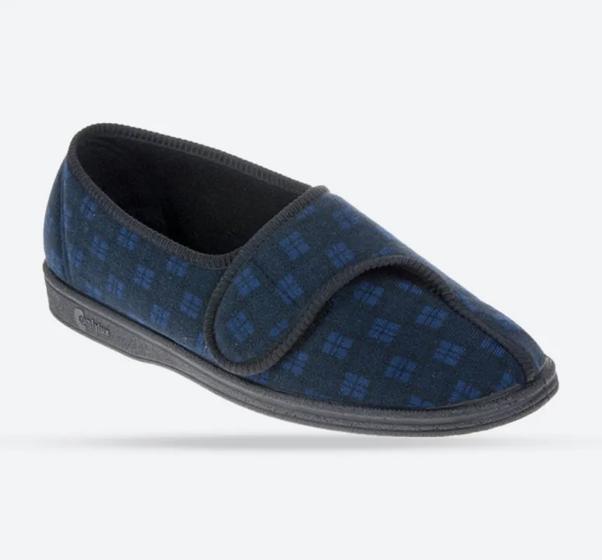 Mens Wide Fit Comfylux Paul Slippers sold by Wide Fit Shoes