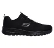 Womens Wide Fit Skechers 12615 Walking Trainers - Black sold by Wide Fit Shoes