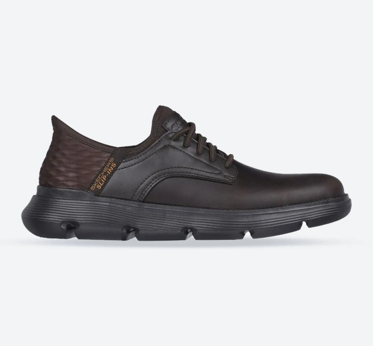 Men's Wide Fit Skechers 205046 Slip-ins Garza Gervin Trainers - Chocolate sold by Wide Fit Shoes