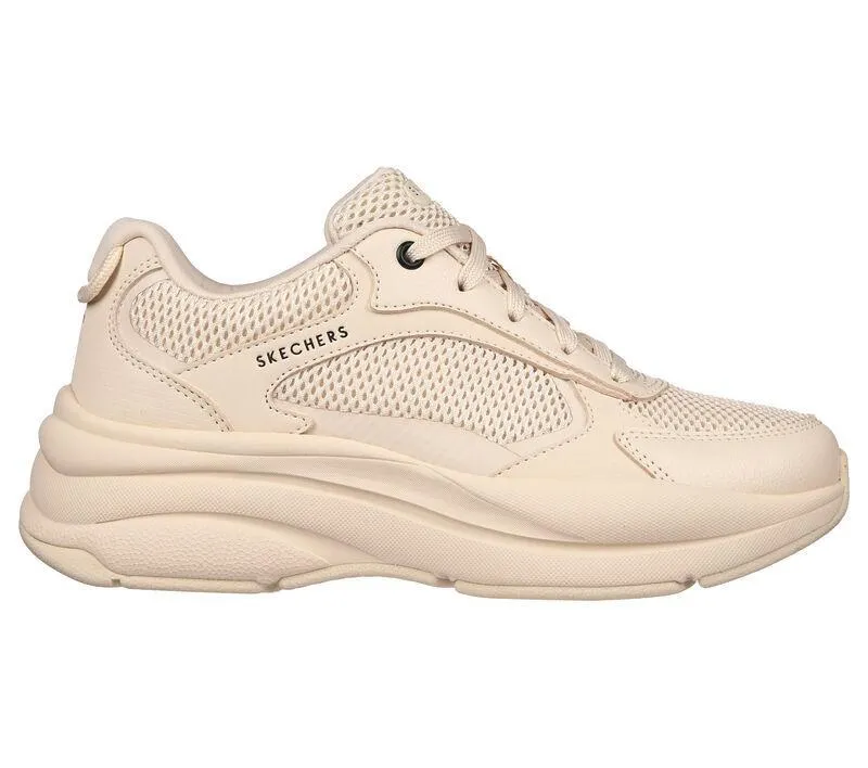 Women's Wide Fit Skechers 177402 Street Twisterz Lighten Up Trainers - Sand sold by Wide Fit Shoes product image thumbnail 2