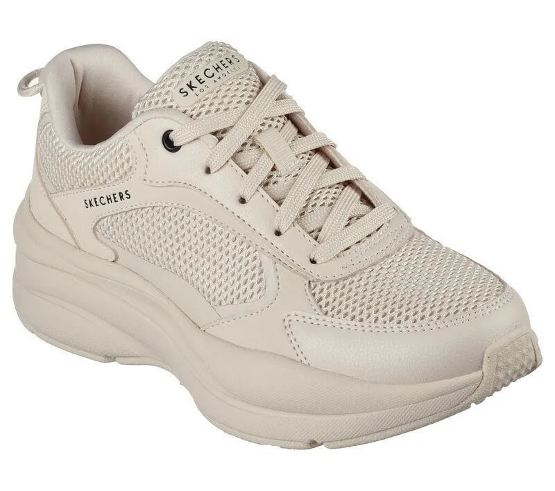 Women's Wide Fit Skechers 177402 Street Twisterz Lighten Up Trainers - Sand sold by Wide Fit Shoes product image thumbnail 3