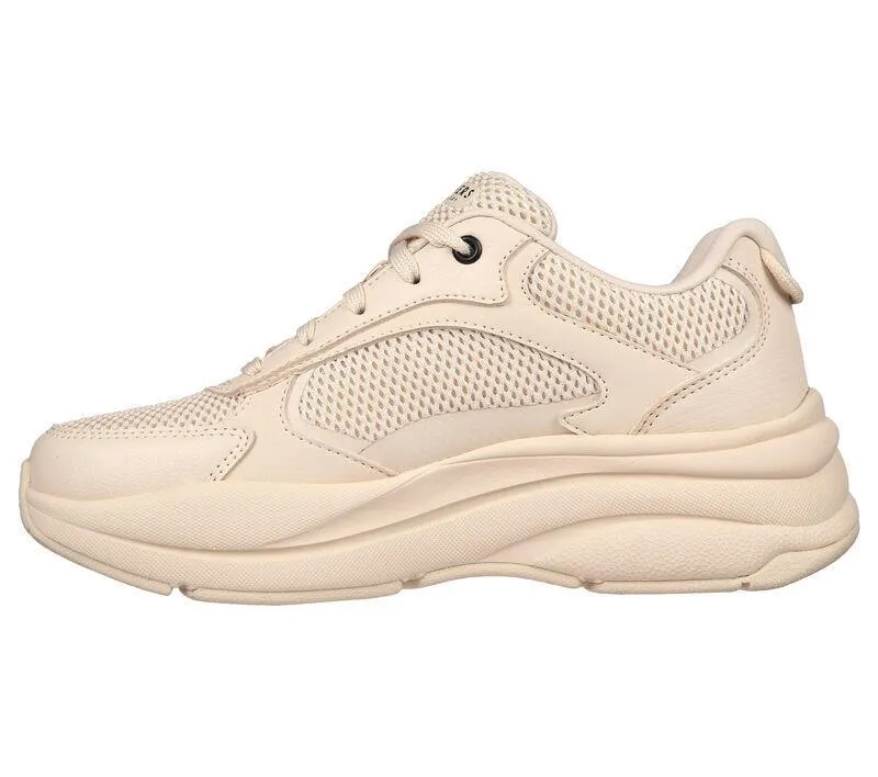 Women's Wide Fit Skechers 177402 Street Twisterz Lighten Up Trainers - Sand sold by Wide Fit Shoes product image thumbnail 4