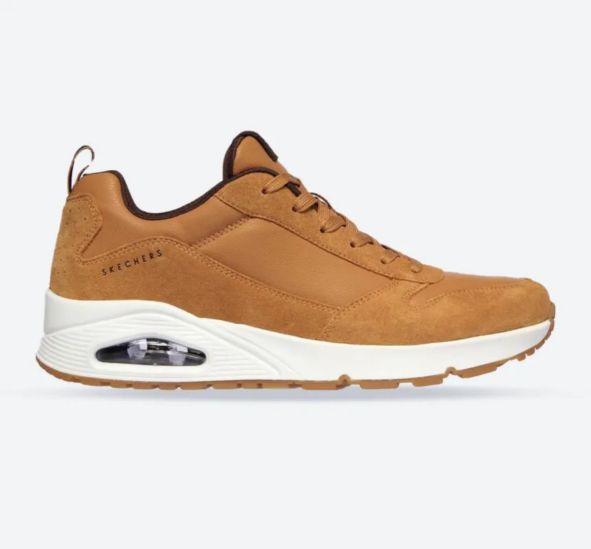 Men's Wide Fit Skechers 52468 Uno Stacre Relaxed Fit Trainers sold by Wide Fit Shoes