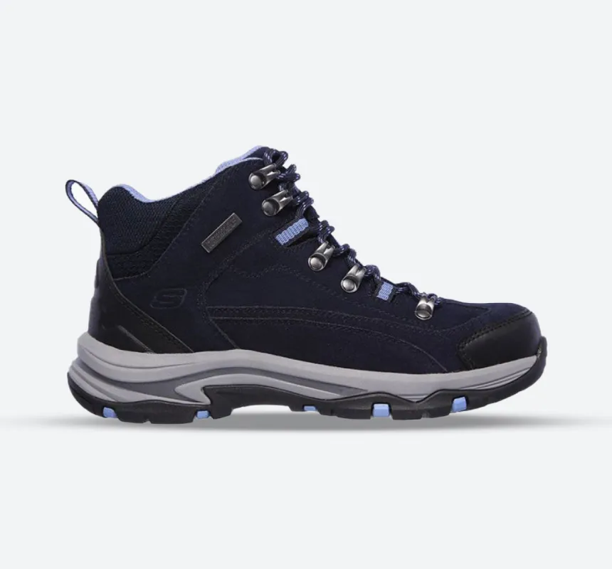 Women's Relaxed Fit Skechers 167004 Trego Alpine Trail Outdoor  Hiking Boots - Navy sold by Wide Fit Shoes