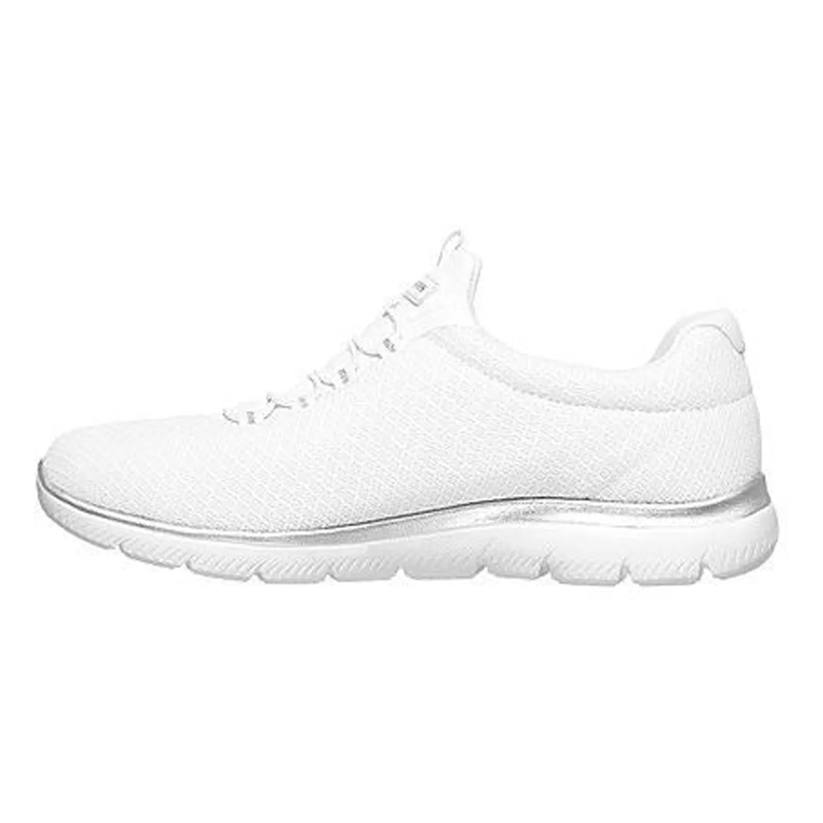 Women's Wide Fit Skechers 12980W Summits Slip On Sports Trainers sold by Wide Fit Shoes product image thumbnail 4