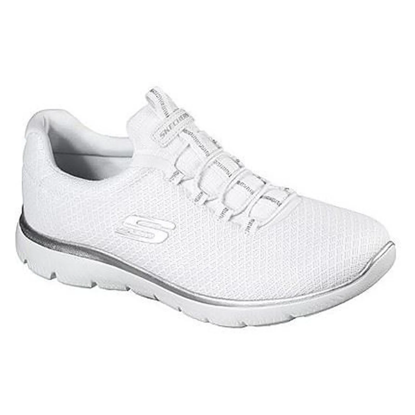 Women's Wide Fit Skechers 12980W Summits Slip On Sports Trainers sold by Wide Fit Shoes product image thumbnail 3
