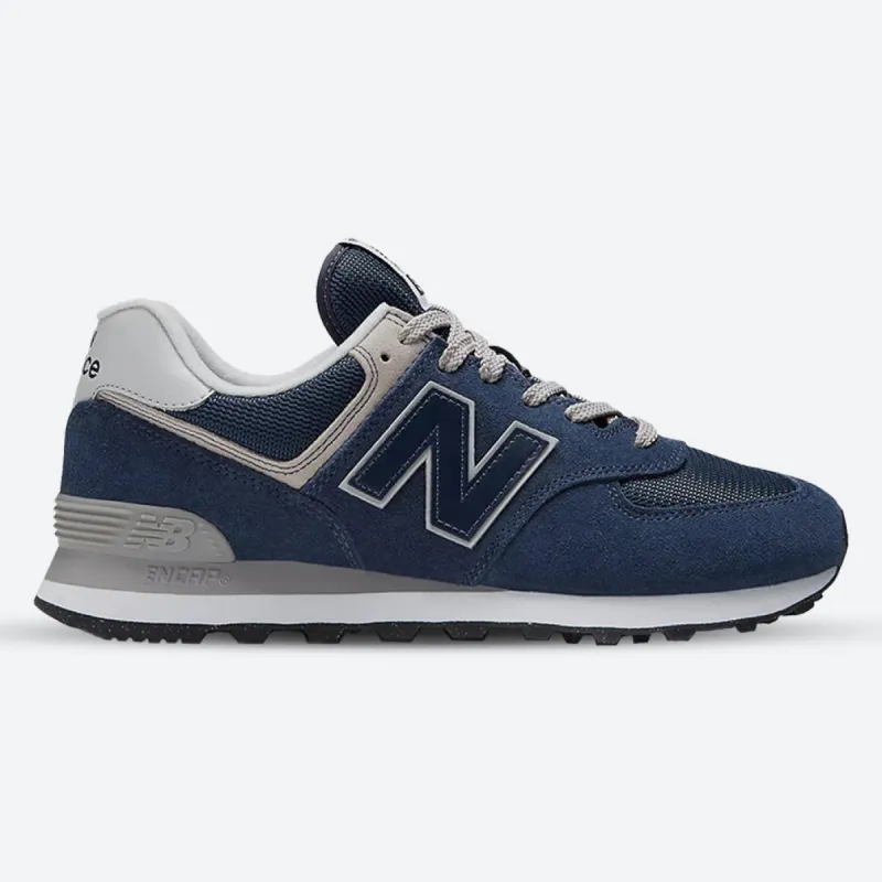 Men's Wide Fit New Balance ML574EVN Walking/Running Trainers - Exclusive - Navy ENCAP sold by Wide Fit Shoes