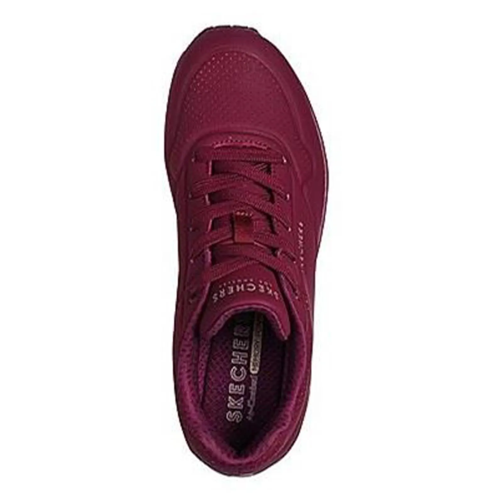 Women's Wide Fit Skechers 73690 Uno Stand On Air Sports Trainers - Plum sold by Wide Fit Shoes product image thumbnail 5