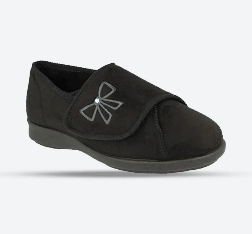 Womens Extra Wide Fit DB Keeston Cosy Slippers sold by Wide Fit Shoes