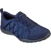 Women's Wide Fit Skechers 100301 Relaxed Fit Breathe Easy Infi Knity Trainers - Navy sold by Wide Fit Shoes