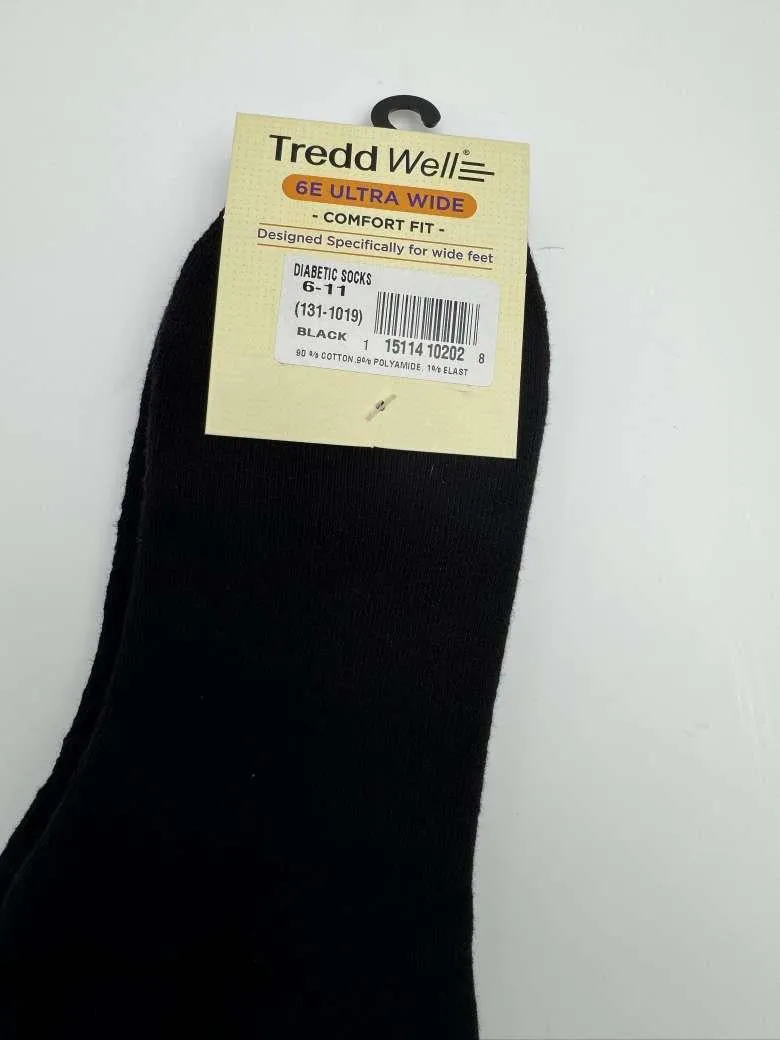 Mens Tredd Well Wide Fit 131-1019 Diabetic Cotton Socks sold by Wide Fit Shoes product image thumbnail 4