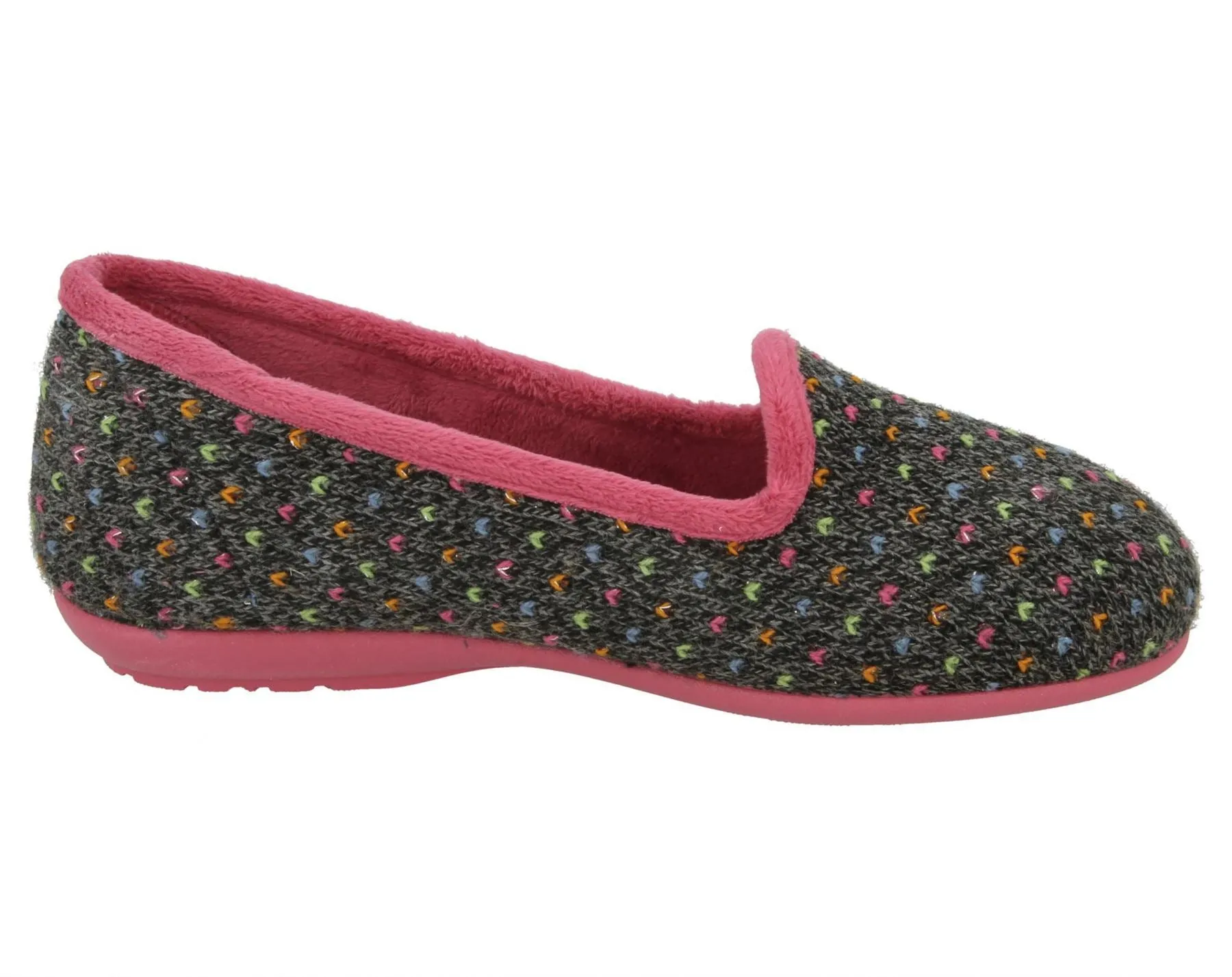 Womens Wide Fit DB Nottingham Slip On Slippers sold by Wide Fit Shoes product image thumbnail 4