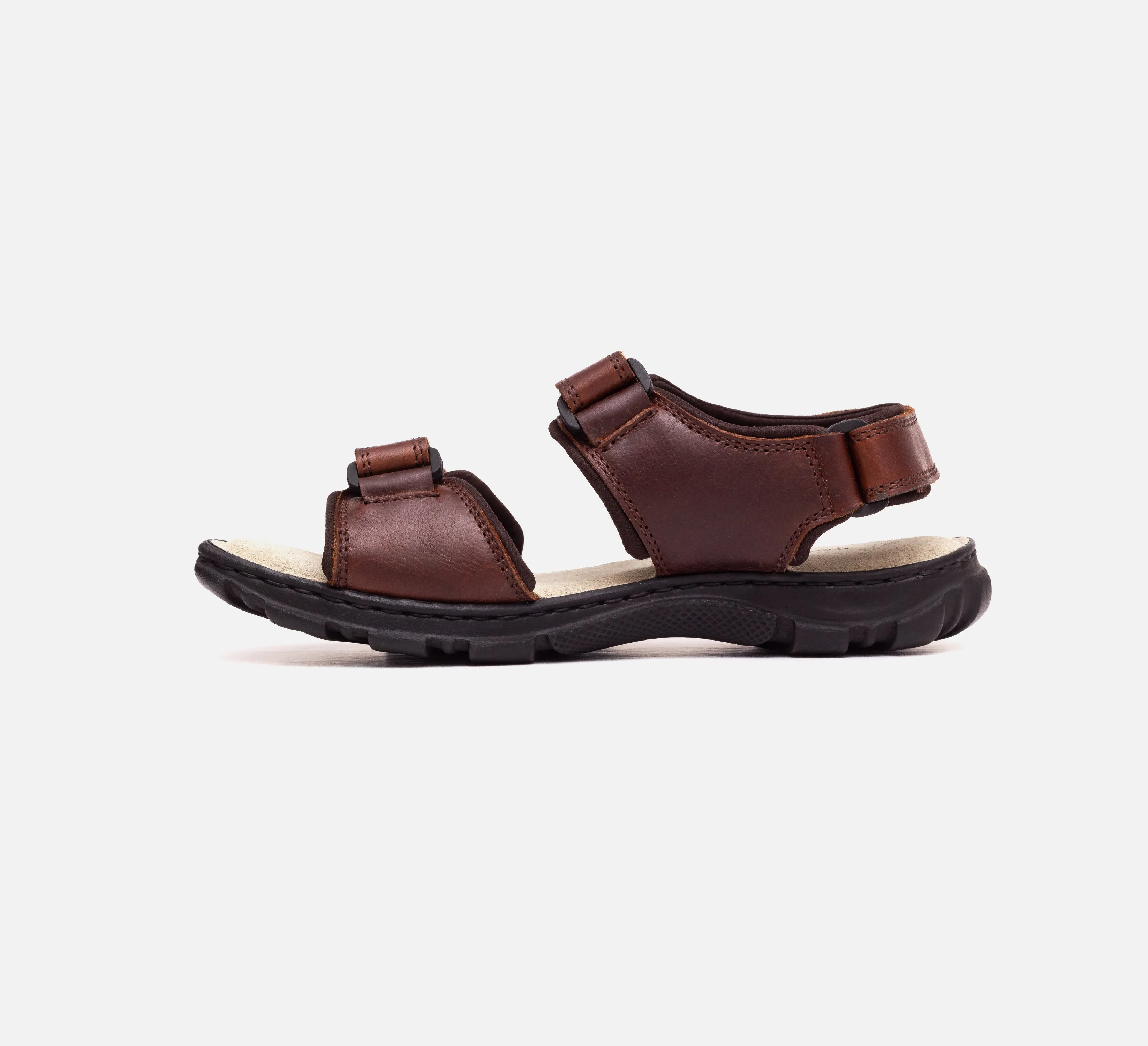 Mens Wide Fit James Leather Sandals by Tredd Well - Brown sold by Wide Fit Shoes product image thumbnail 5