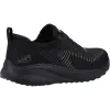 Women's Wide Fit Skechers 117207 Bobs Squad Chaos Renegade Trainers - Black sold by Wide Fit Shoes