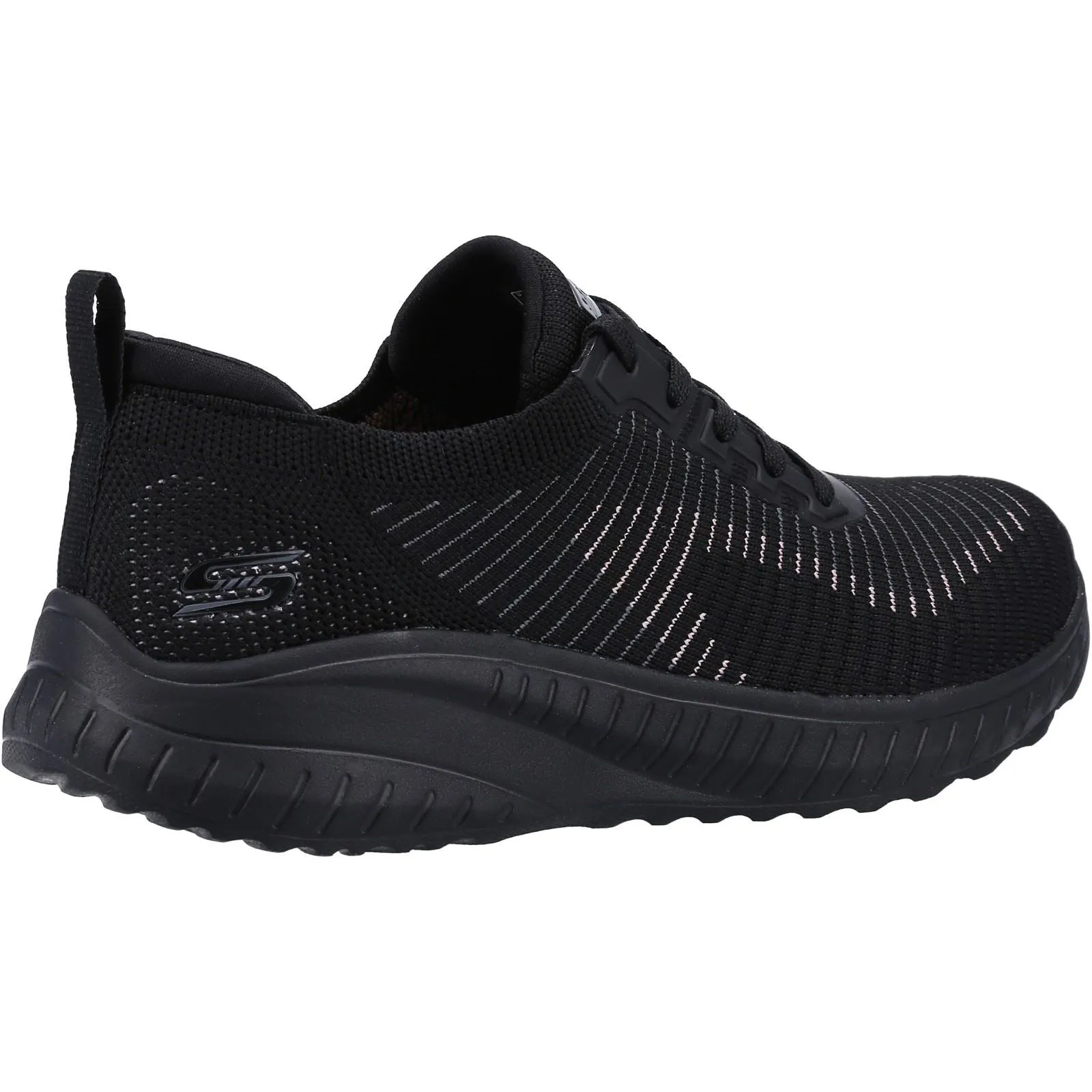 Women's Wide Fit Skechers 117207 Bobs Squad Chaos Renegade Trainers - Black sold by Wide Fit Shoes product image thumbnail 5