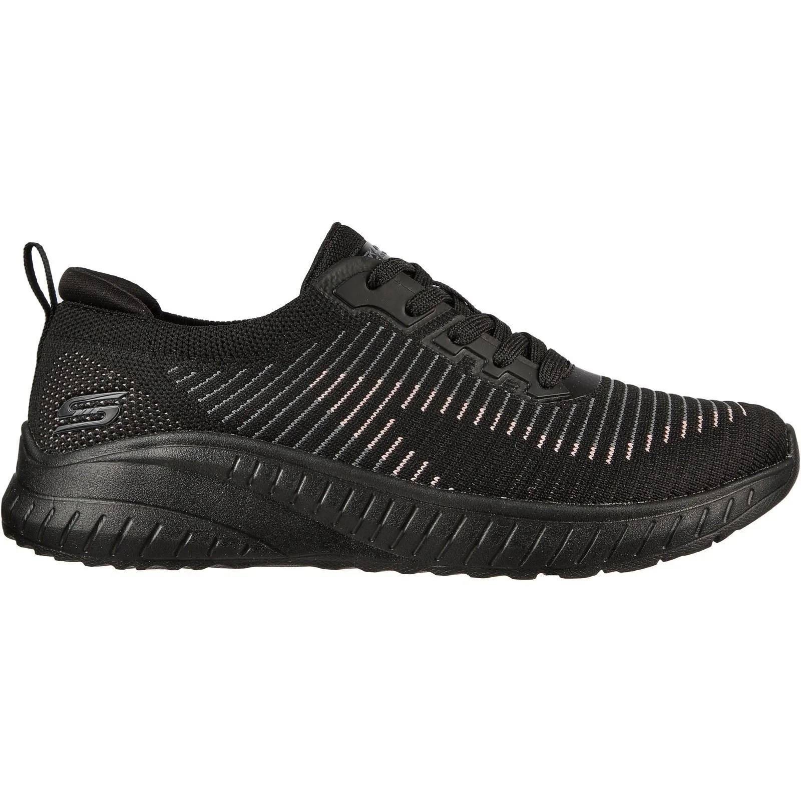 Women's Wide Fit Skechers 117207 Bobs Squad Chaos Renegade Trainers - Black sold by Wide Fit Shoes product image thumbnail 2
