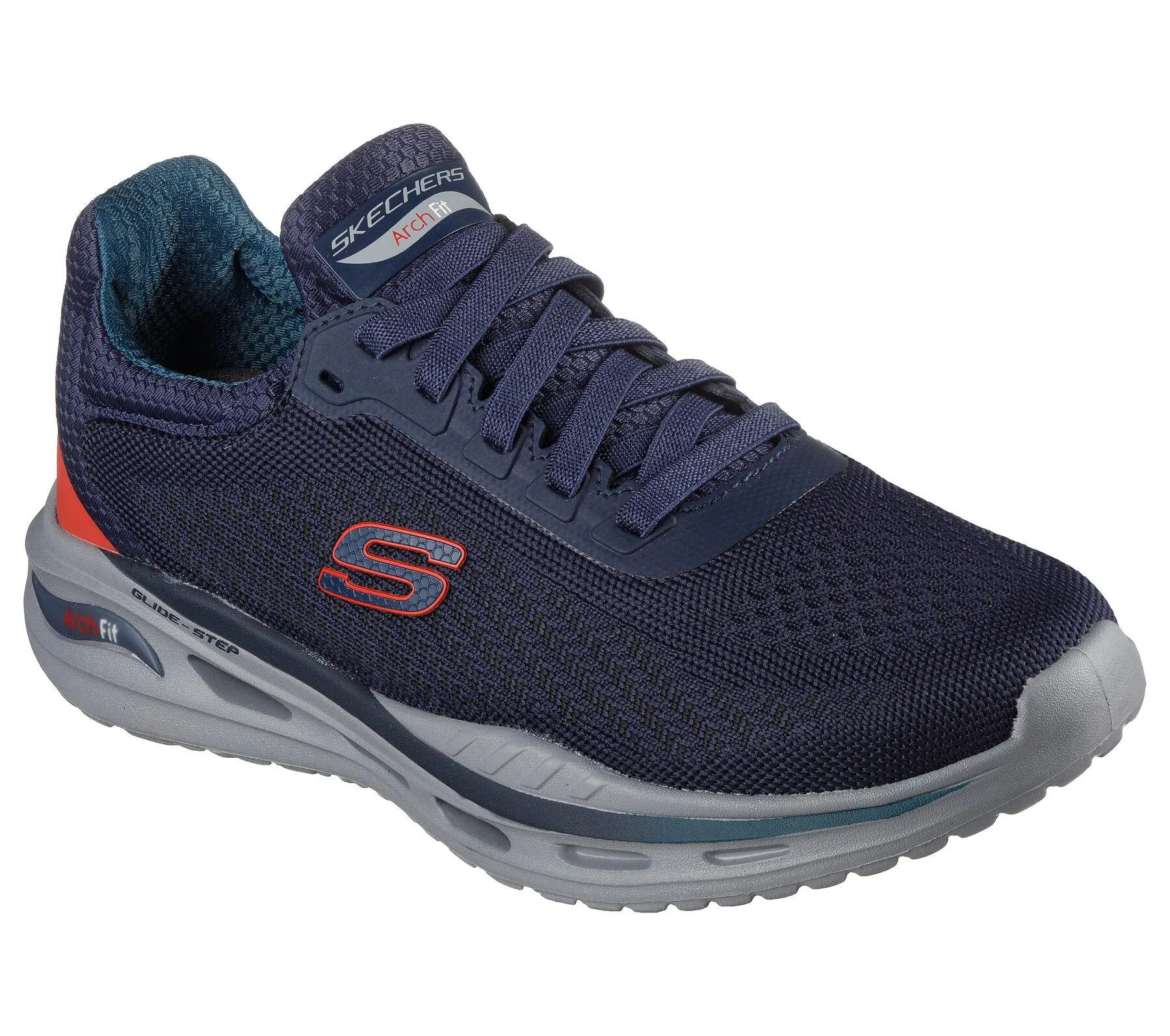 Mens Wide Fit Skechers Arch FIt ORVAN-TRAYVER 210434 Vegan Walking Trainers sold by Wide Fit Shoes product image thumbnail 3
