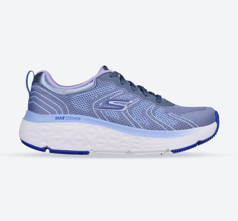 Women's Wide Fit Skechers 129120 Max Cushioning Delta Trainers - Blue/Lavender sold by Wide Fit Shoes