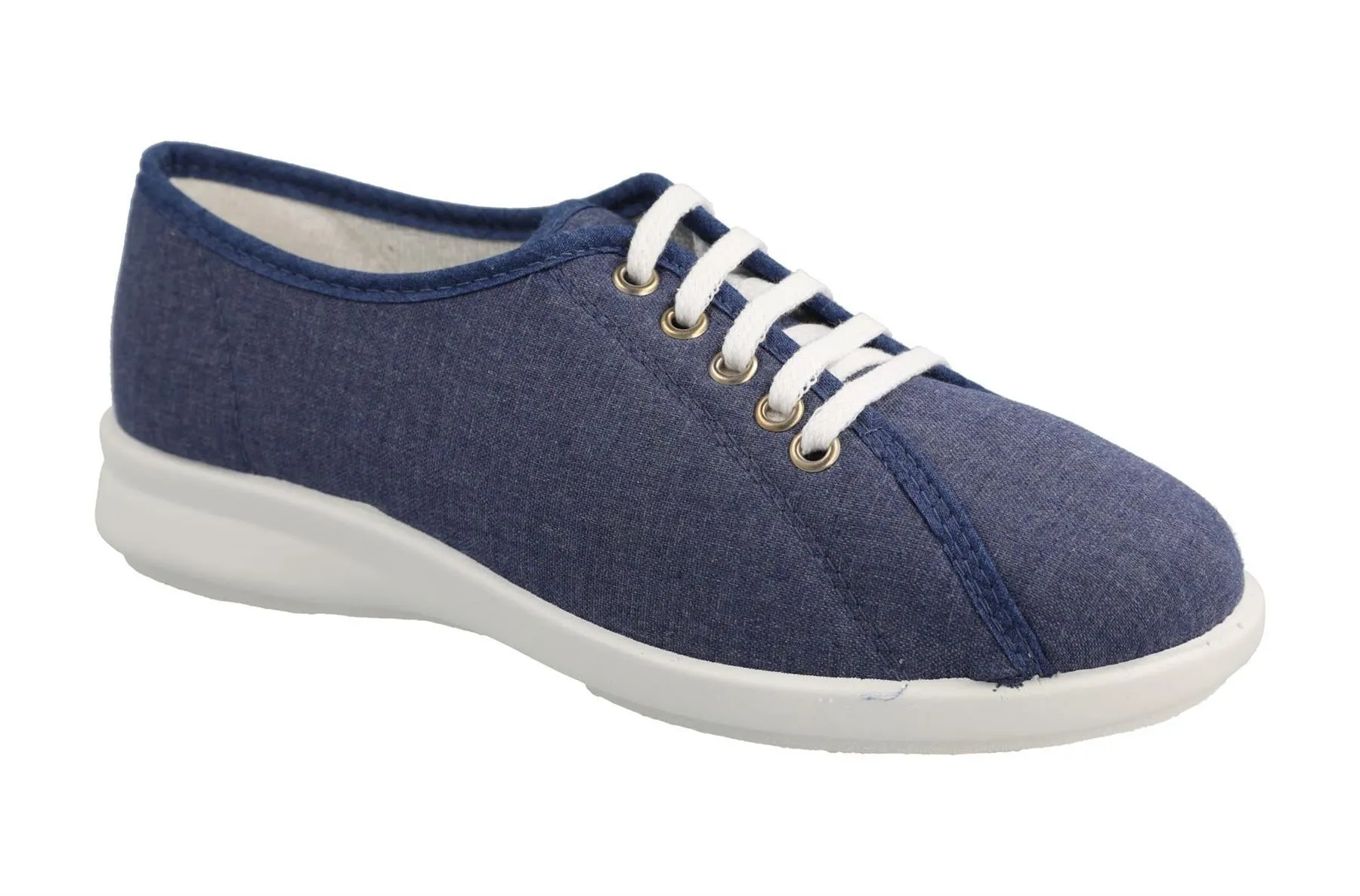 Womens Wide Fit DB Anthea Canvas Shoes sold by Wide Fit Shoes product image thumbnail 4