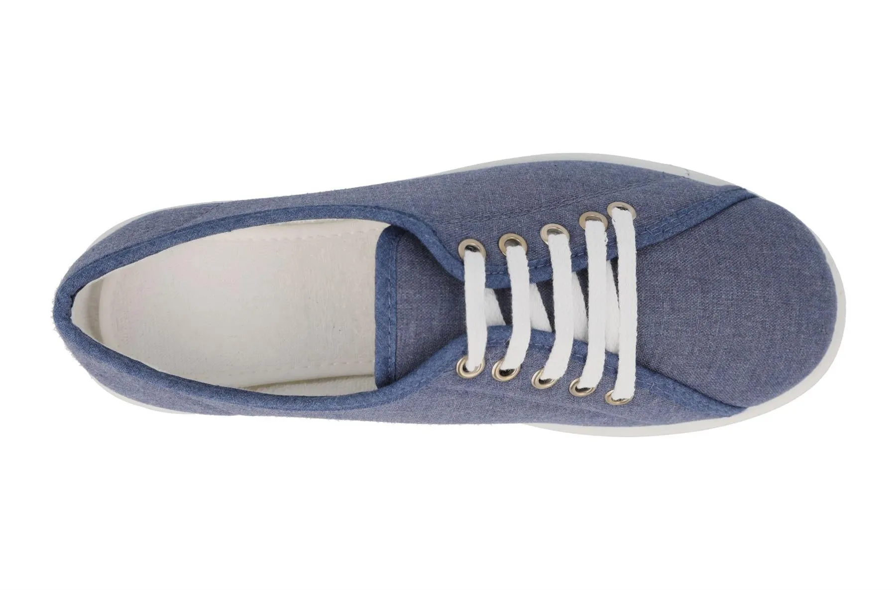 Womens Wide Fit DB Anthea Canvas Shoes sold by Wide Fit Shoes product image thumbnail 5