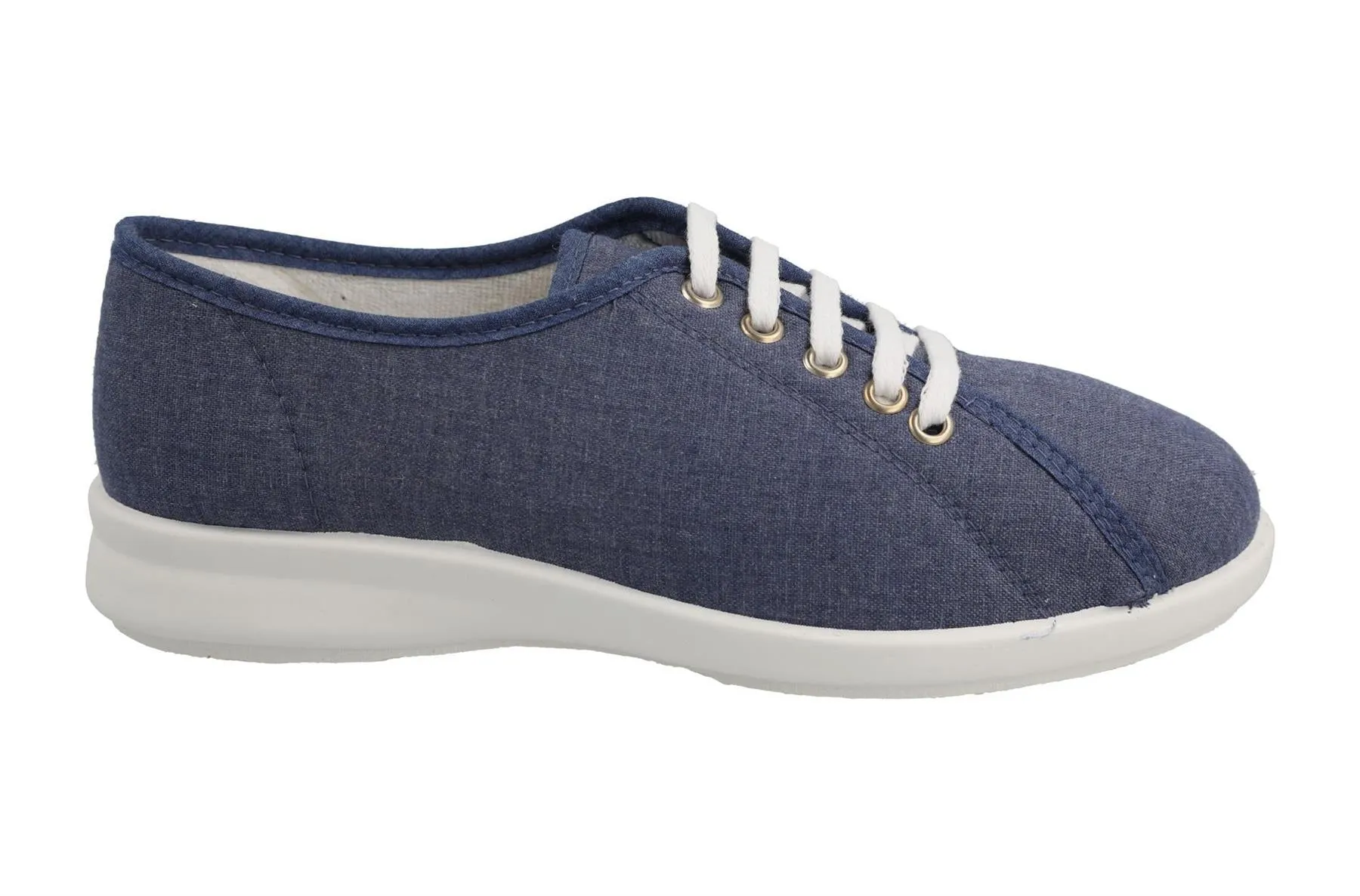 Womens Wide Fit DB Anthea Canvas Shoes sold by Wide Fit Shoes product image thumbnail 2