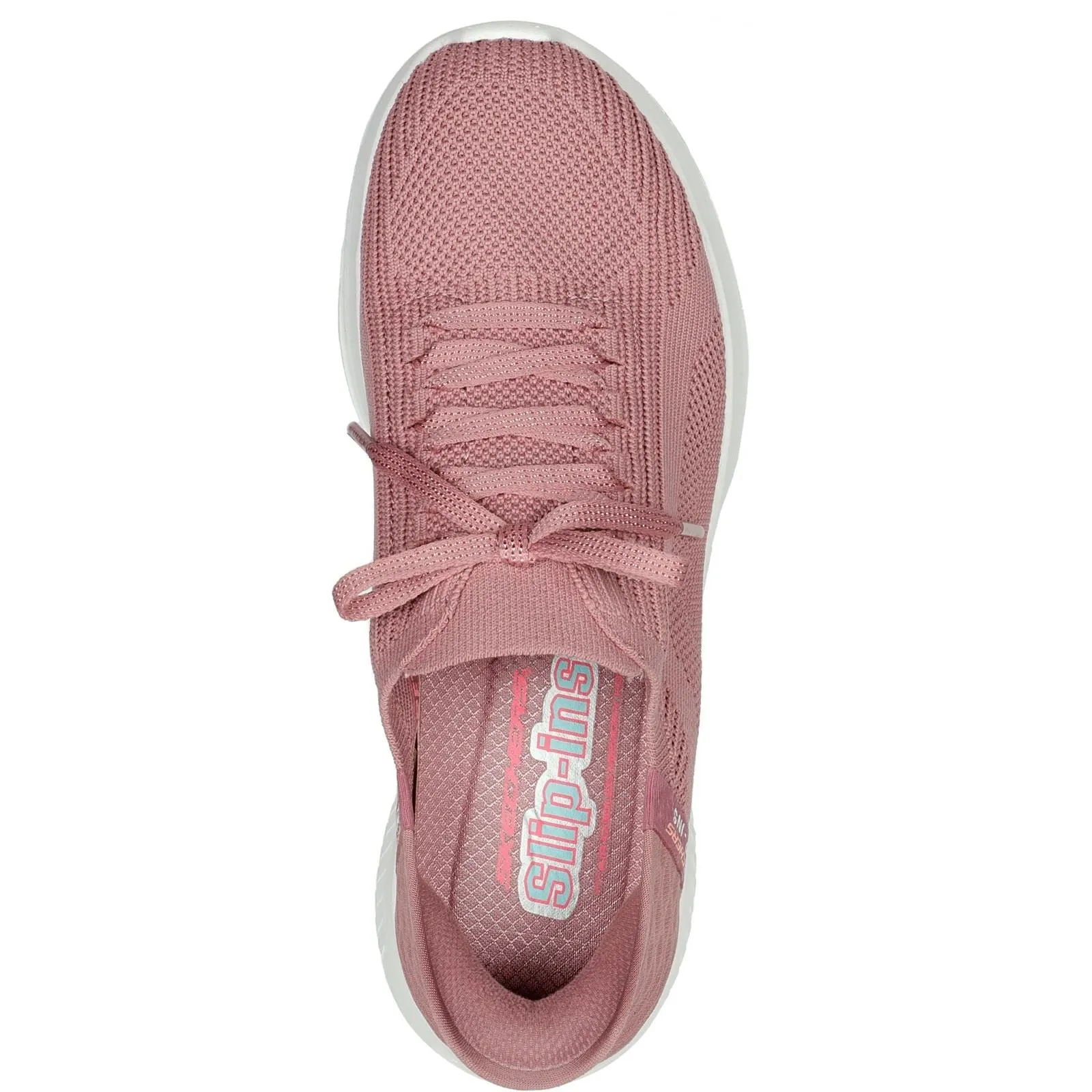 Women's Wide Fit Skechers 149710 Slip-ins Ultra Flex 3.0 Brilliant Path Trainers - Mauve sold by Wide Fit Shoes product image thumbnail 5