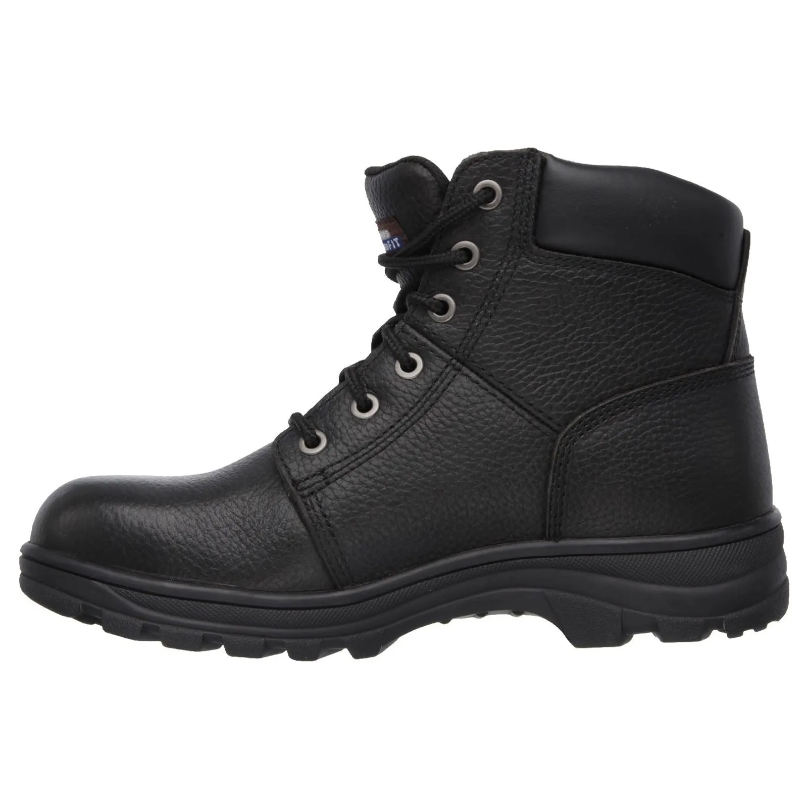 Men's Wide Fit Skechers 77009EC Workshire Safety Boots - Black sold by Wide Fit Shoes product image thumbnail 5