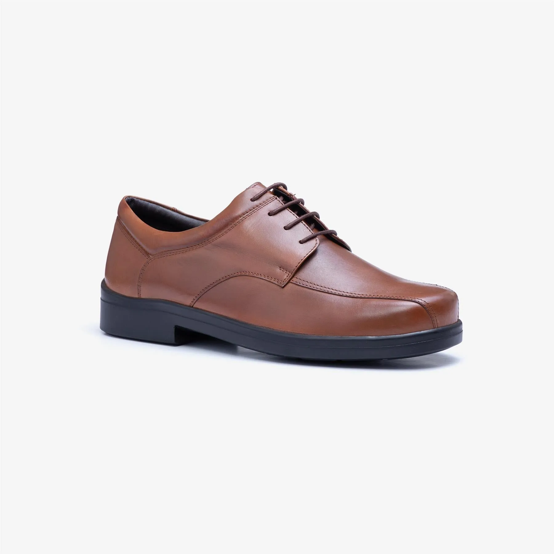 Mens Wide Fit Tredd Well Holmes Lace Shoes - Tan sold by Wide Fit Shoes product image thumbnail 3