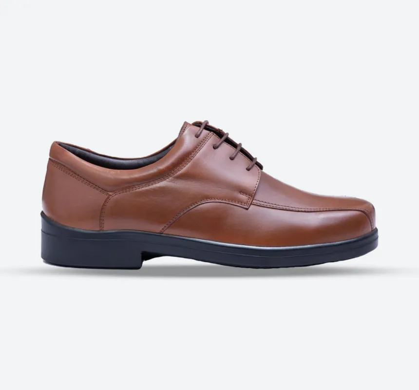 Mens Wide Fit Tredd Well Holmes Lace Shoes - Tan sold by Wide Fit Shoes