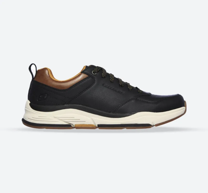 Men's Wide Fit Skechers 66204 Benago Treno Street Wear  Walking Trainers - Black sold by Wide Fit Shoes