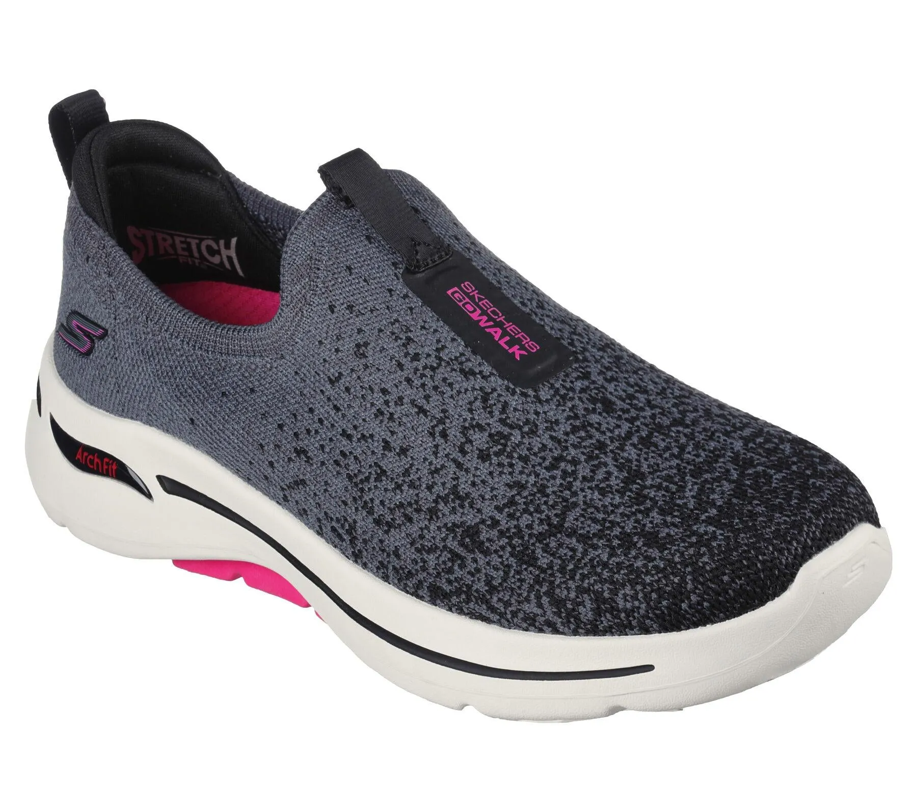 Womens Wide Fit Skechers 124873 Relaxed Fit Shoes sold by Wide Fit Shoes product image thumbnail 2