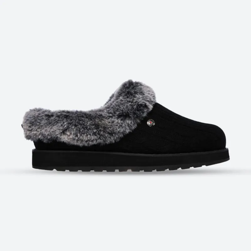 Womens Wide Fit Skechers Bobs Ice Angel 31204W Mule Slippers sold by Wide Fit Shoes