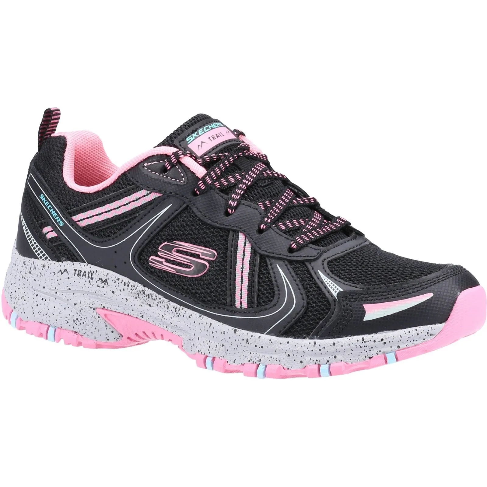 Women's Wide Fit Skechers 149820 Hillcrest Vast Adventure Trainers - Black/Hot Pink sold by Wide Fit Shoes product image thumbnail 3