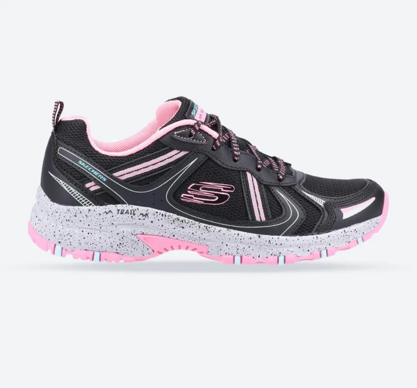 Women's Wide Fit Skechers 149820 Hillcrest Vast Adventure Trainers - Black/Hot Pink sold by Wide Fit Shoes