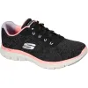 Women's Wide Fit Skechers 149570 Flex Appeal 4.0 Fresh Move Trainers - Black/Coral sold by Wide Fit Shoes