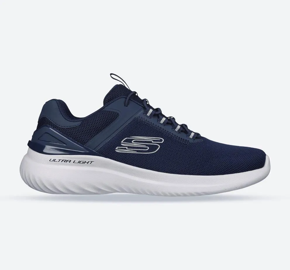 Men's Wide Fit Skechers 232673 Bounder 2.0 Anako Trainers - Navy sold by Wide Fit Shoes