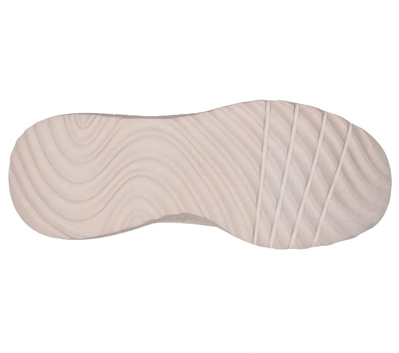 Womens Wide Fit Skechers Bobs Squad Chaos Face Off 117209 Vegan Trainers - Nude/Natural sold by Wide Fit Shoes product image thumbnail 5