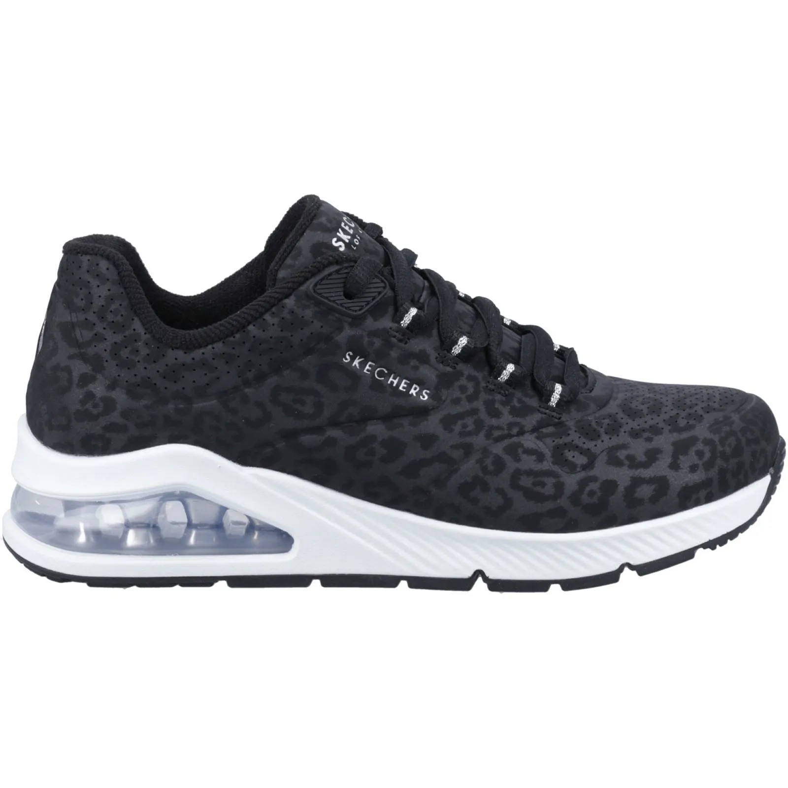 Women's Wide Fit Skechers 155642 Uno 2 In Kat Neato Trainers - Black sold by Wide Fit Shoes product image thumbnail 2